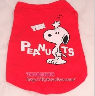 8-18 cotton dog tanks dog clothes