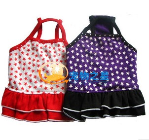 8-18 cotton dog tanks dog clothes