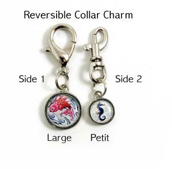 PupCHARMS! Custom Initial and Phone Number Reversible Charm