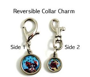 PupCHARMS! Custom Initial and Phone Number Reversible Charm