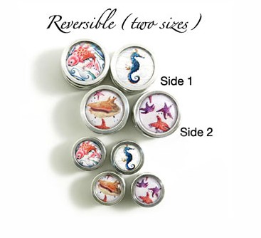 PupART! King Rex Button Charm Set