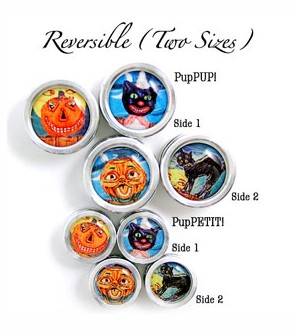 PupART! King Rex Button Charm Set