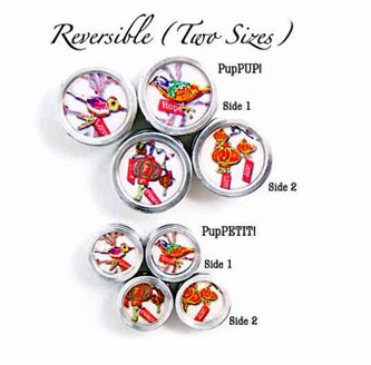 PupART! Love Music Button Charm Set