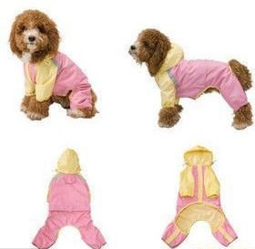 Small honeybee pet raincoat, puppy raincoat