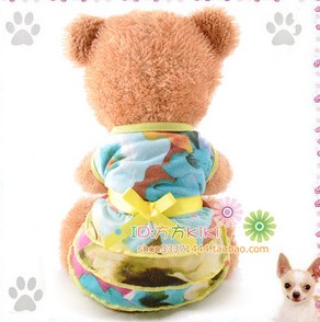 Child pet dog wedding dress