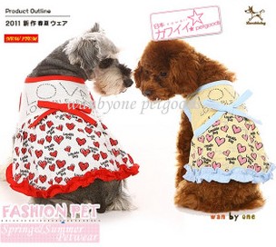 Pet super-stretch Lycra CheePet big bow dress