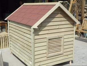 Wooden pet house