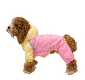 Leisure camouflage paint pet raincoat