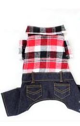 ASONPET pet clothing spring summer clothing classical lover funds jeans