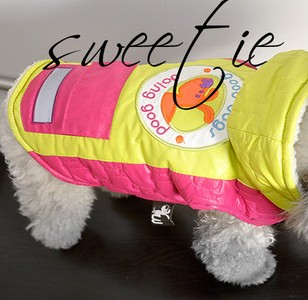 Thickening of British style coat Pet costumes