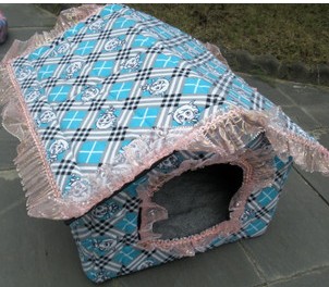 Triangle Pet thick cotton cashmere subsection dog house