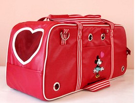 Luxury pet pink LV bag