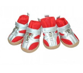 Pet waterproof shoes slip over soft bottom