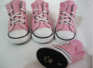 Pet Fashion PU waterproof shoes