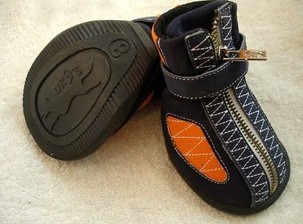 Pets double straps slip breathable shoes