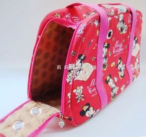 Pet bag with side pockets