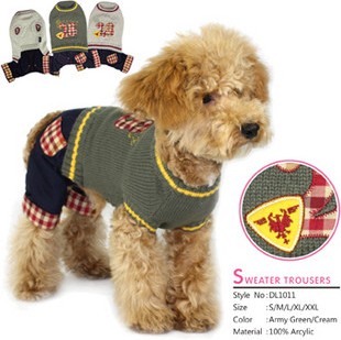 Custom handmade dog sweaters