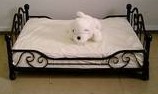 Wrought iron pet bed