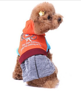 Blue camouflage vest, pet costumes