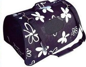 Folding front seat car pet bag