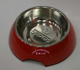 No thickening of medium and large dual-port bowl dog bowl cat bowl