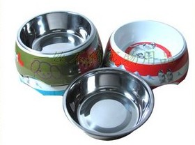 Single-bowl pet bowl pet bowl dog bowl utensils