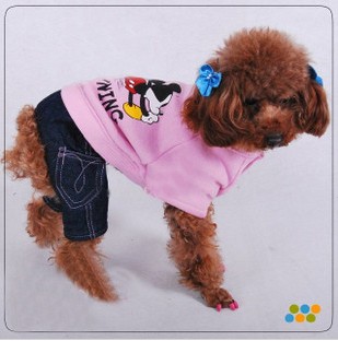 Sport pet clothing, pink sportswear