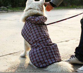 Double breathable dog coat pet clothing