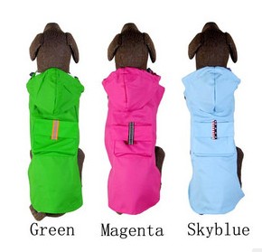 Removable pet dogs have taken the big dog raincoat