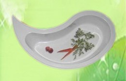 Plastic anti-skid pet bowl