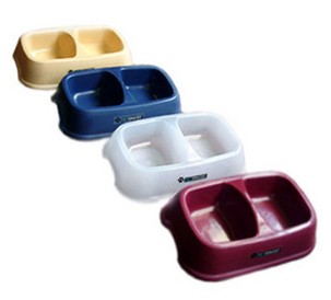 Natural non-toxic hard plastic anti-skid bottom dogs cats and dogs common medium bowl