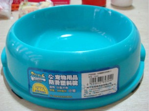 Candy colored plastic bowl