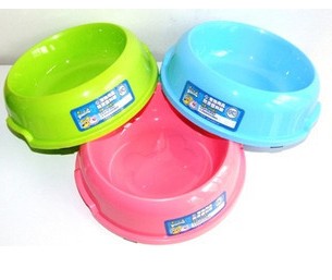 Pet bowl dog bowl double bowl double bowl round the table eating a bowl tableware