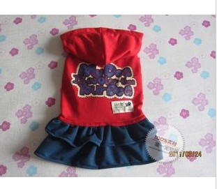 2011 New satin skirt, pet dress