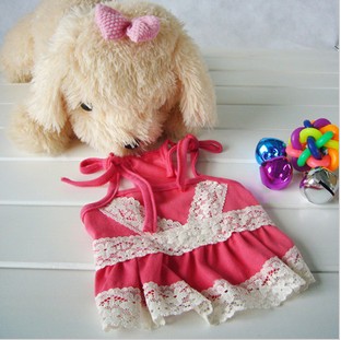 Pink Plaid Lace Princess Dress