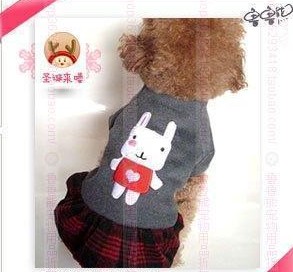 CheePet pale black and white dog dress