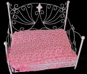 Luxury dog â€‹â€‹bed cat bed detachable pink bones