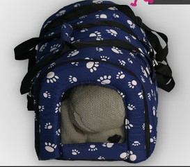 Jacquard Oxford blossoming purple face carrying out dual-use Â Dog Carriers